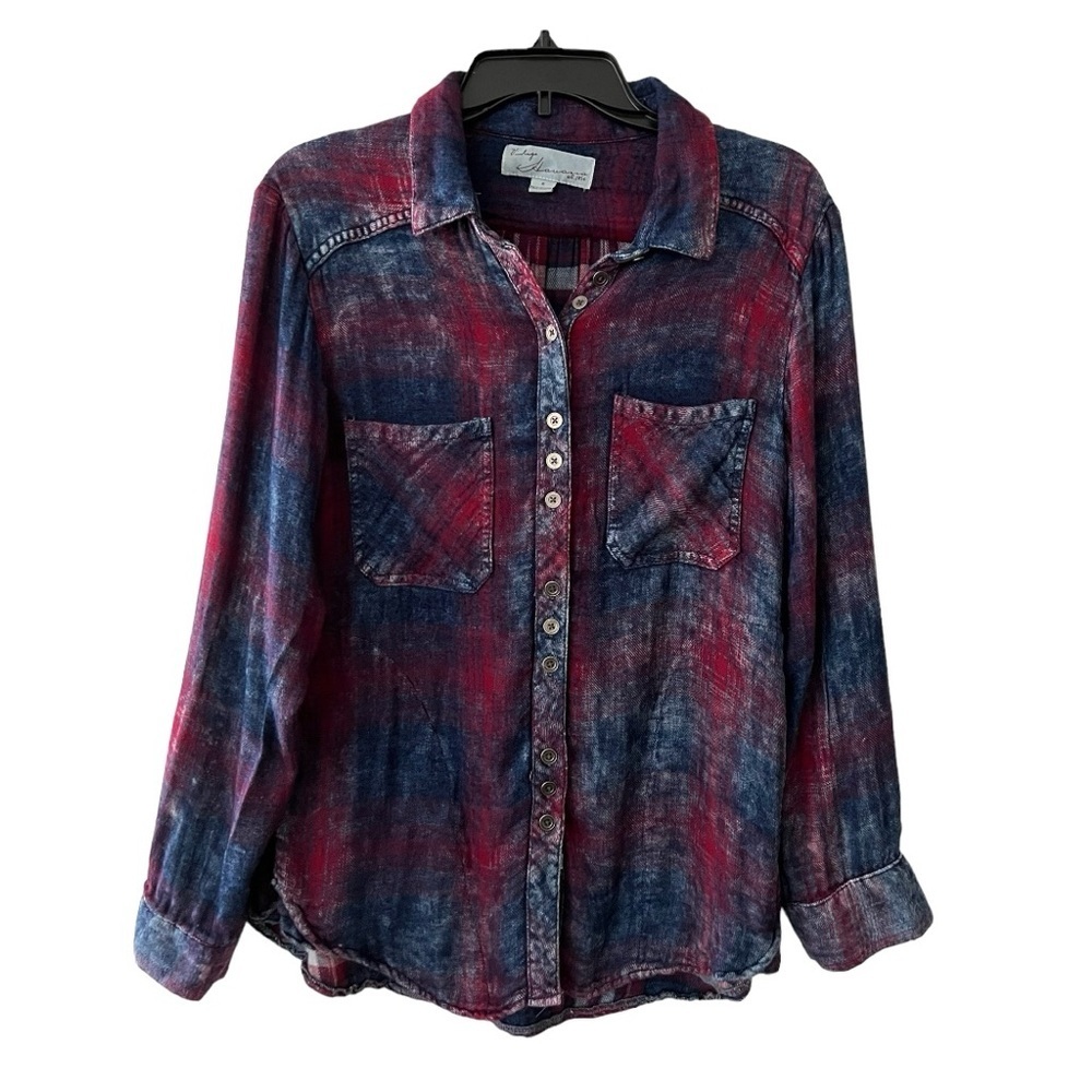 Vintage Havana Soft Plaid Flannel Size Small